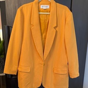 Vintage Norton McNaughton Orange/Yellow Wool Jacket
